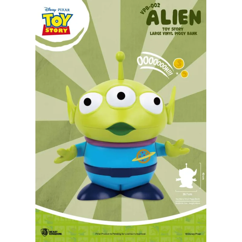 Toy Story Large Vinyl Piggy Bank Alien