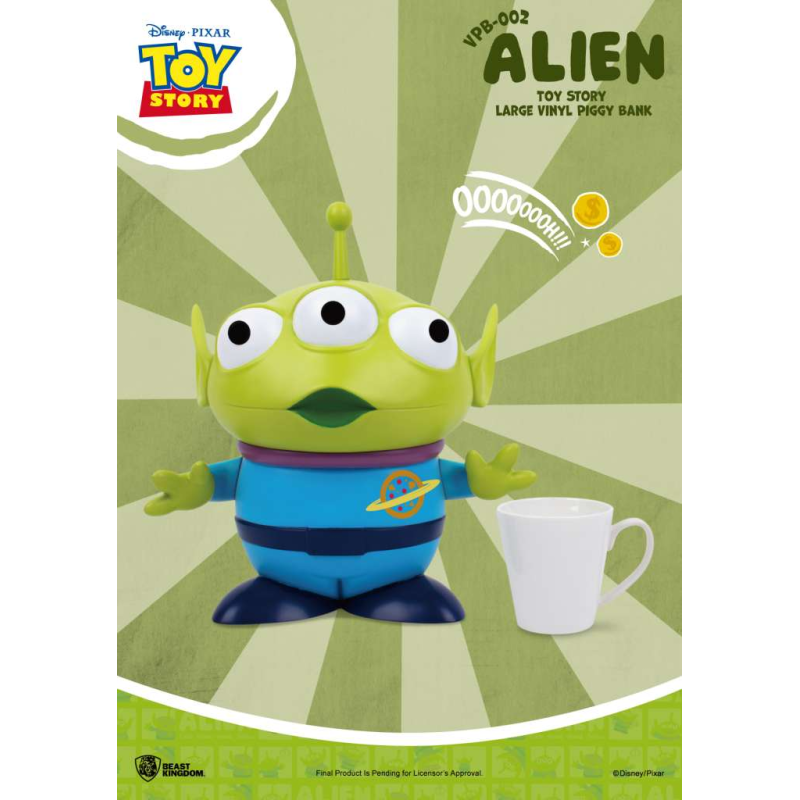 Toy Story Large Vinyl Piggy Bank Alien