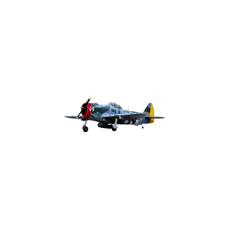 Airplane VQ Model P-47 D 50 size EP-GP Camo Version with bombs