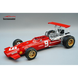 Miniatura FERRARI 312 F1 9 CHRIS AMON SOUTH AFRICA GRAND PRIX 1969