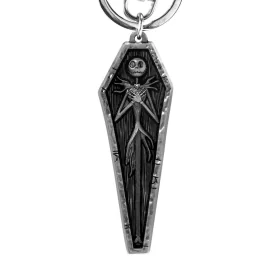 NBX - Jack in Coffin - Pewter Keychain