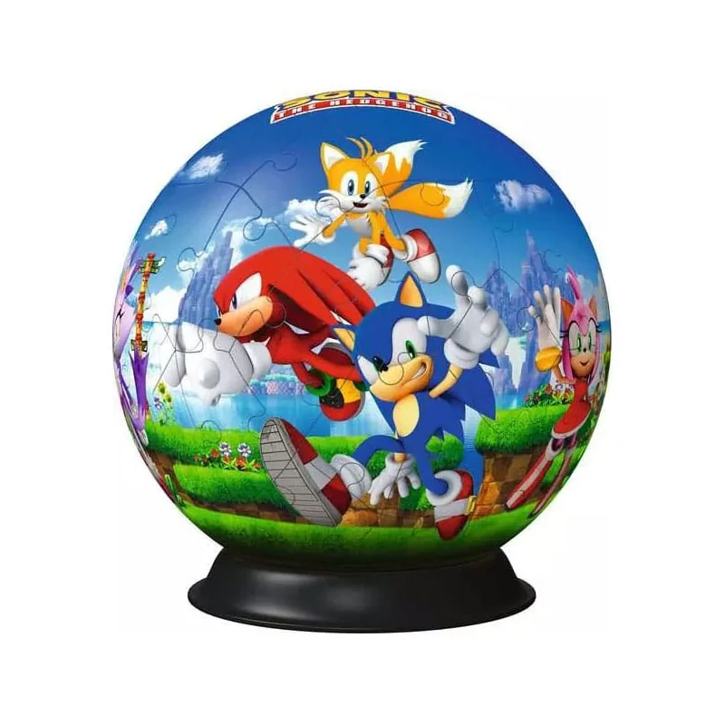 Sonic - The Hedgehog Puzzle 3D Characters Puzzle Ball (72 pieces)