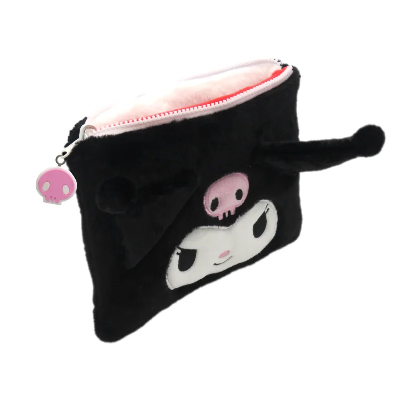 HELLO KITTY & KUROMI - Reversible Plush Pencil Case