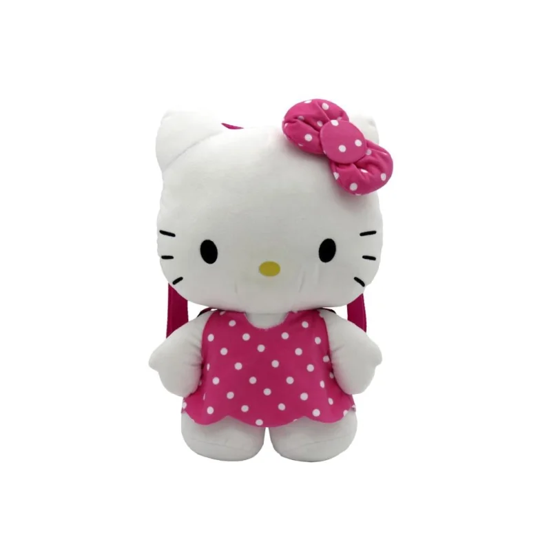 HELLO KITTY - Pink - Plush Backpack - 35cm