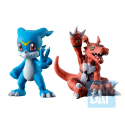 DIGIMON - Veemon & Guimon Ichibansho - Two Forces That Radiate Light Figure 5cm