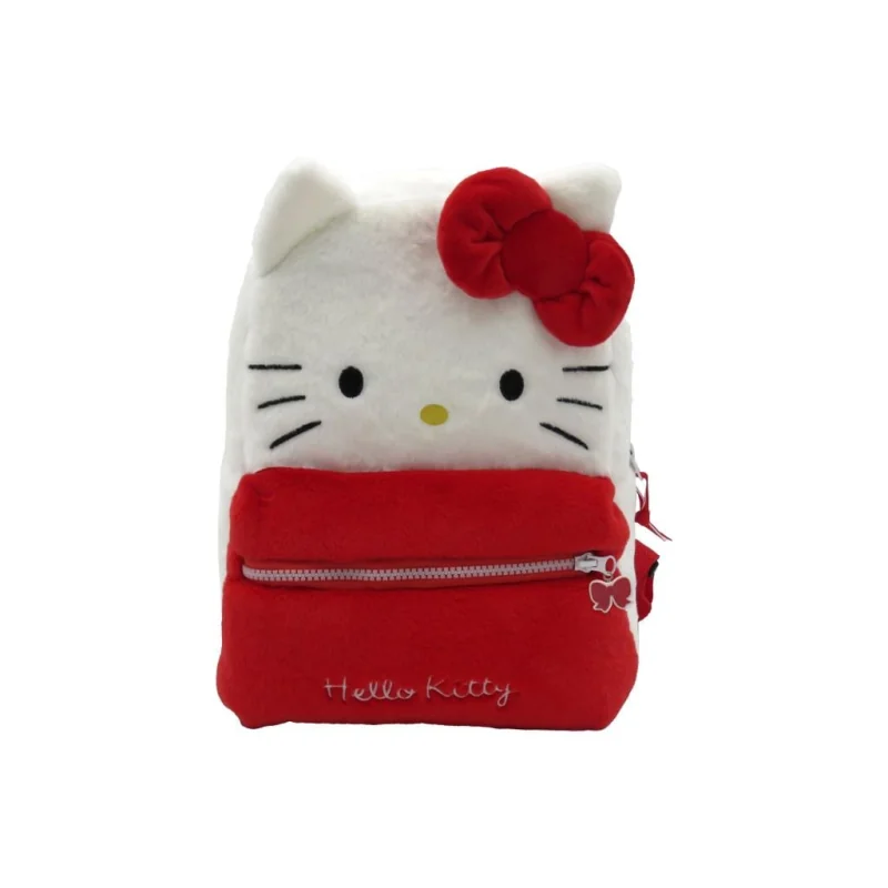 HELLO KITTY - Fur Backpack - 30x14x22cm