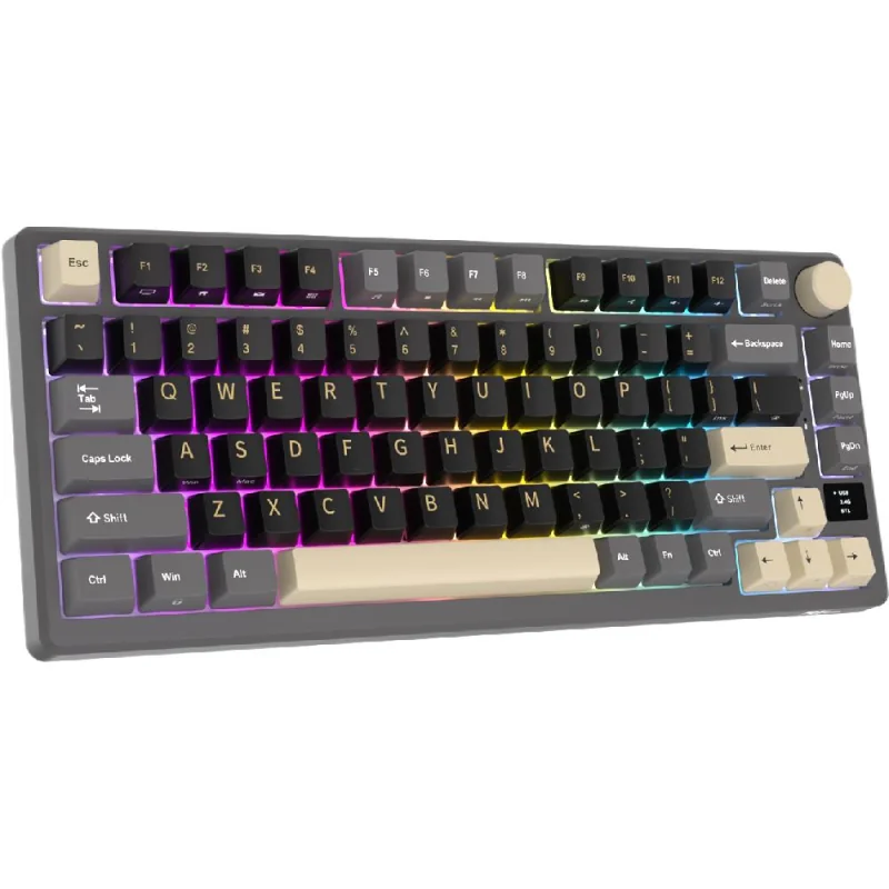 Royal Kludge M75 OLED 81K Phantom QWERTY - RGB ANSI (ENG) Wireless Keyboard