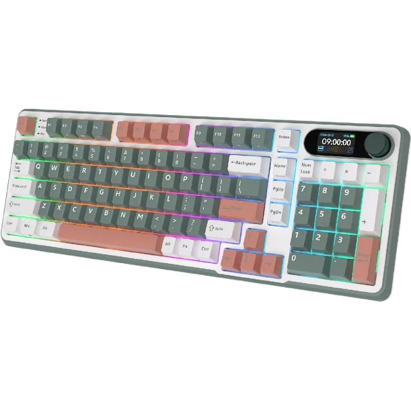 Royal Kludge S98 TFT Linear 98K Camping QWERTY - RGB ANSI (ENG) Wireless Keyboard