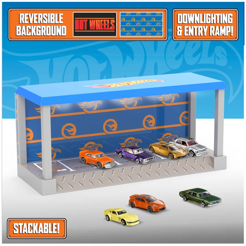 HOT WHEELS - Garage - Display Box with Lamp