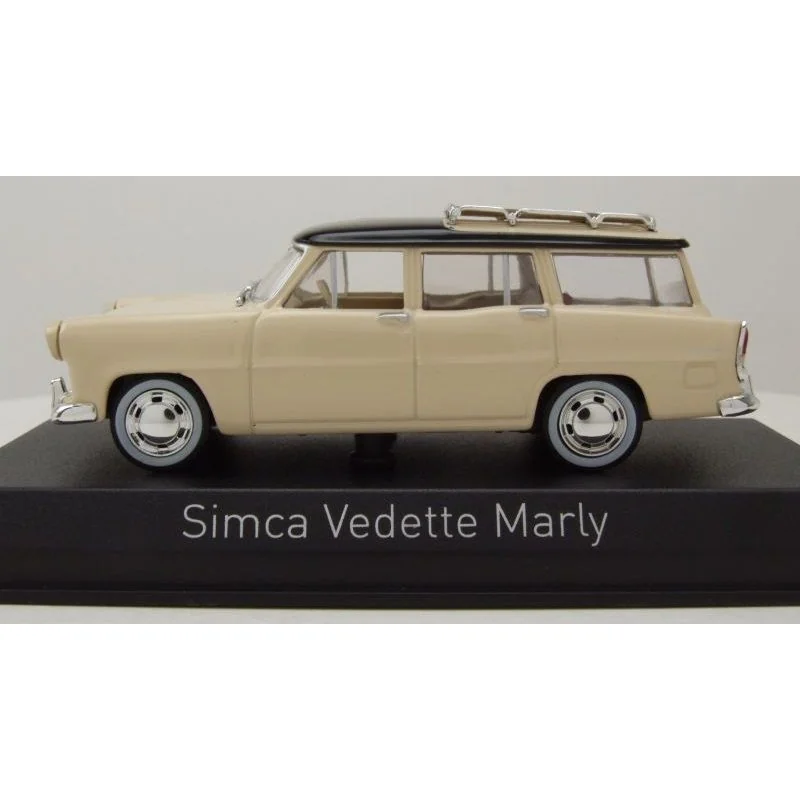 SIMCA Vedette Marly familiar 1957 crema y negro