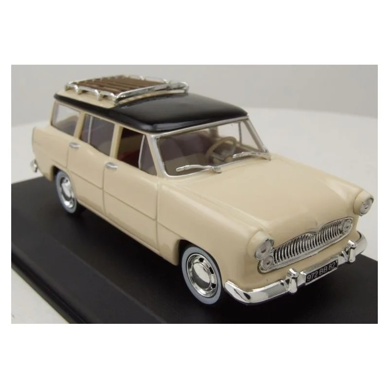 SIMCA Vedette Marly familiar 1957 crema y negro