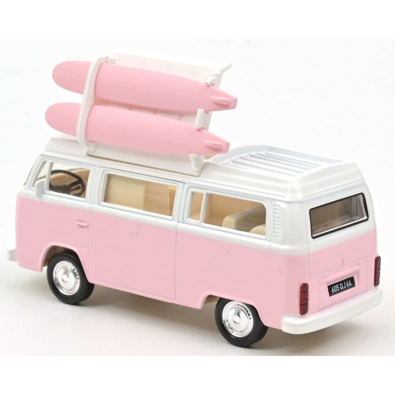 VOLKSWAGEN T2 Combi con tabla de surf Rosa