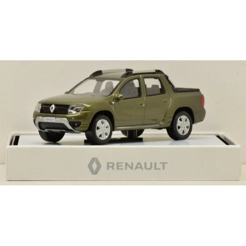 Pick-up RENAULT Duster Oroch 2016 gris/verde metalizado (caja del fabricante)