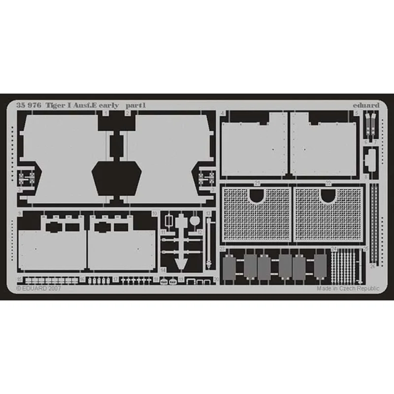 Tiger I Ausf.E early (diseñado para ser ensamblado con maquetas de Tamiya TA35216)