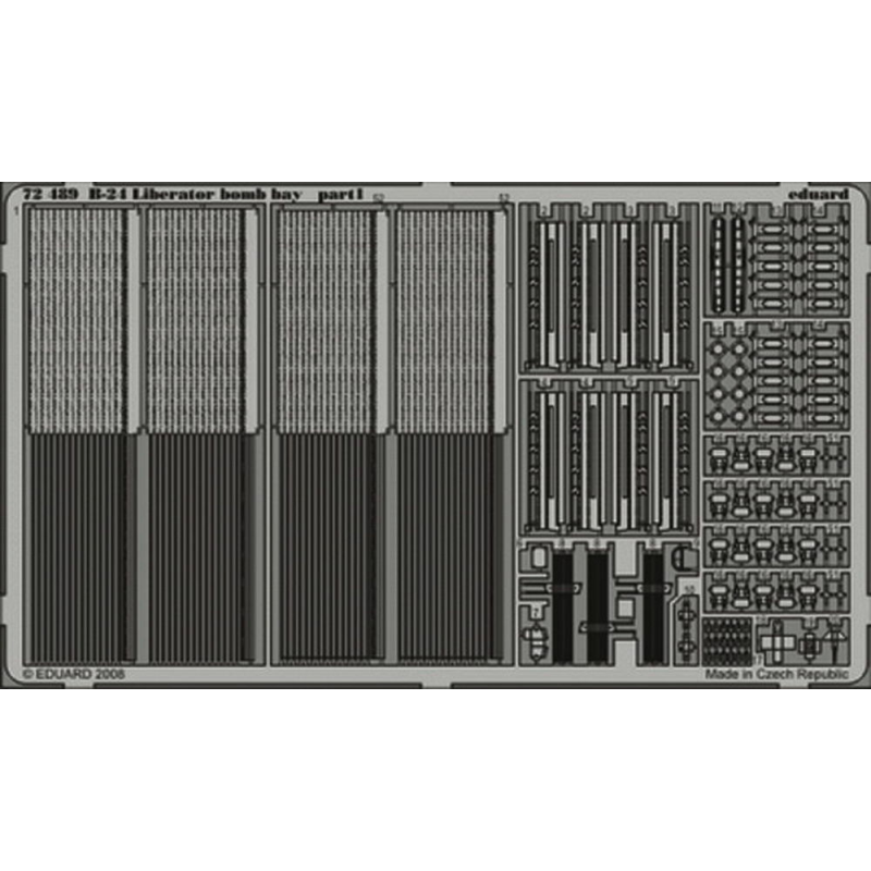 Consolidated B-24 Liberator bomb bay (diseñado para ser ensamblado con maquetas de Hasegawa)