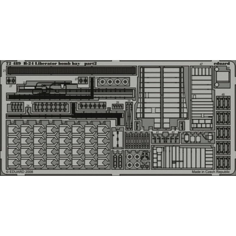 Consolidated B-24 Liberator bomb bay (diseñado para ser ensamblado con maquetas de Hasegawa)