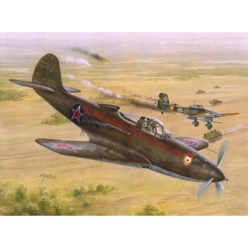 Bell P-39Q/N Airacobra Soviet Guard Regiments Due to its unorthodox design that featured engine located behind the pilots coc