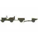 Willys Jeep, Trailer & 6 Pdr arma