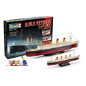 Gift-Set ,Titanic, 2 kits included plus paints, paint brush and glue