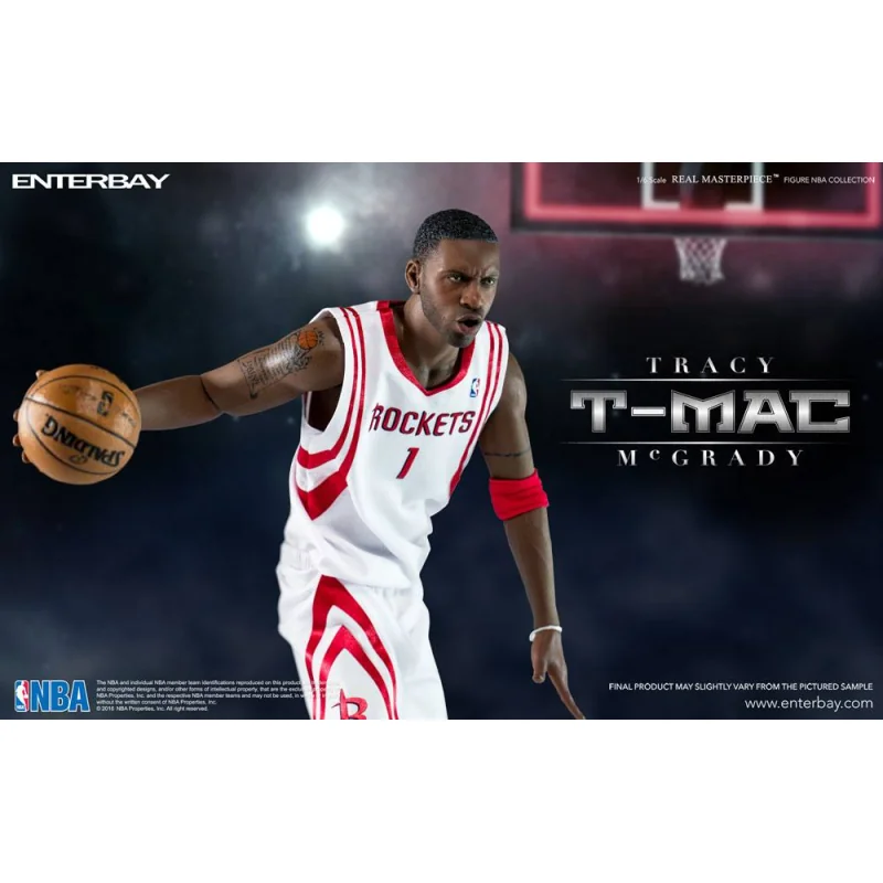 NBA Collection Figura Real Masterpiece 1/6 Tracy McGrady 30 cm