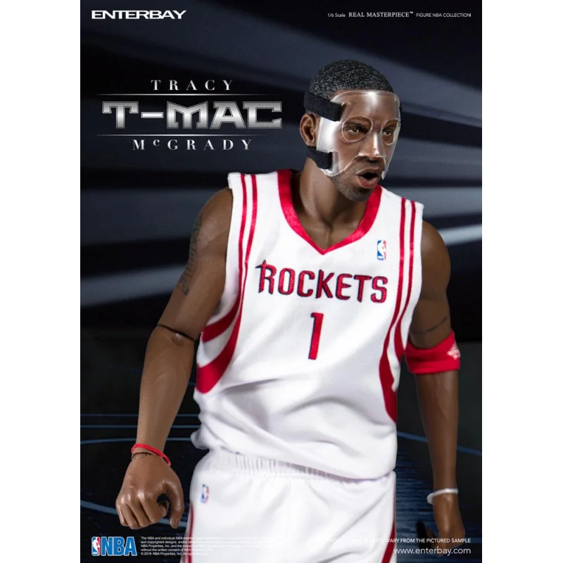 NBA Collection Figura Real Masterpiece 1/6 Tracy McGrady 30 cm