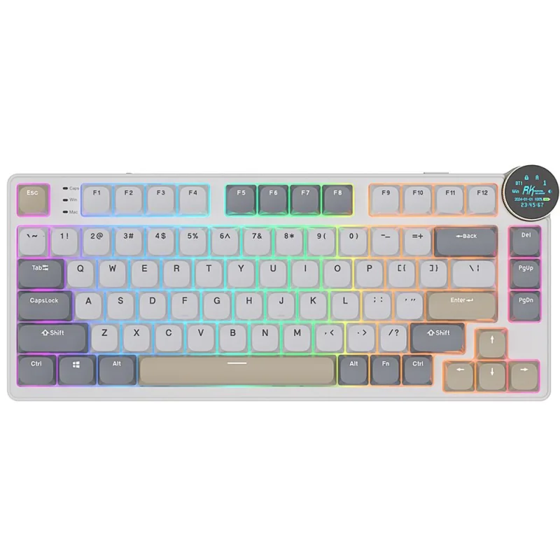 Royal Kludge N80 Linear 80K Pearly Dawn - RGB ANSI (QWERTY) Wireless Keyboard