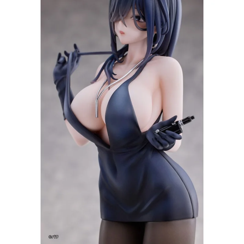 Original Character PVC Statuette 1/6 Ishimi Yokoyama Black One-piece Dress Ver. illustration by Bara 28 cm