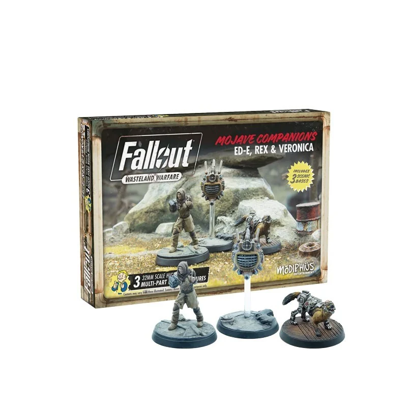 Fallout Wasteland Warfare - Mojave Companions: Ed-E, Rex and Veronica