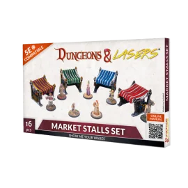 DUNGEONS & LASERS - SCENERY - MARKET STALLS SET