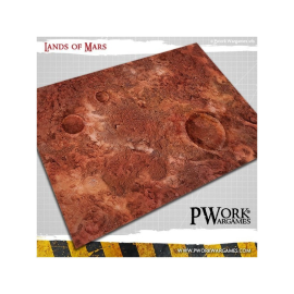 Lands of Mars neoprene playmat 120x120cm