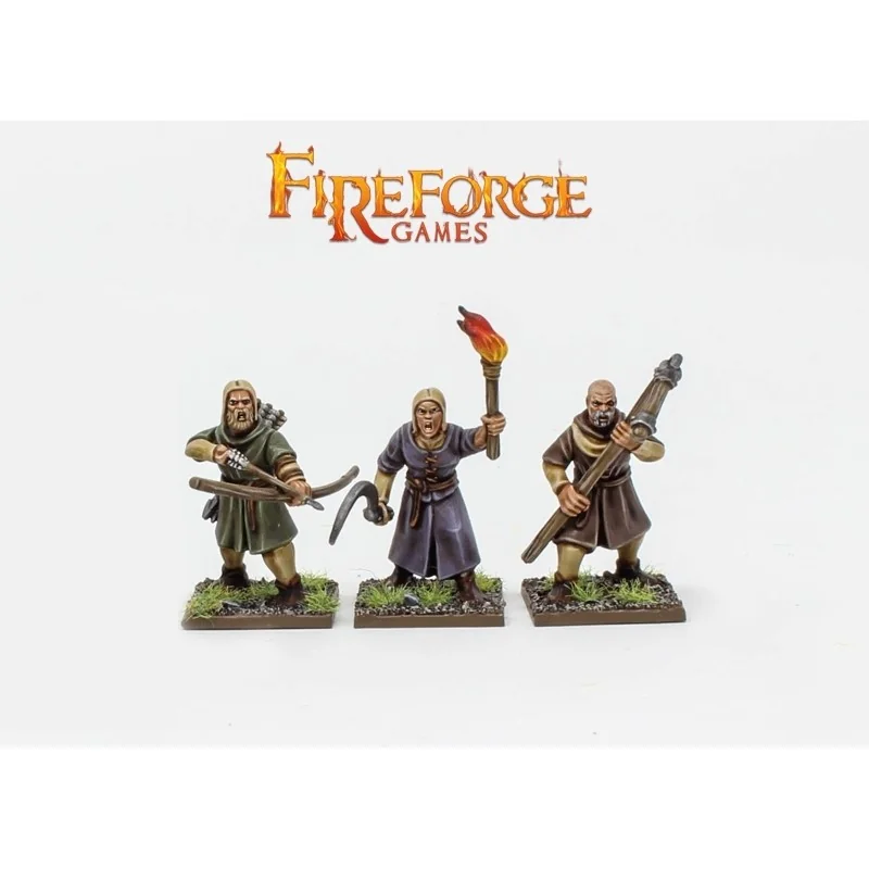 Fireforge - Folk Rabble (18 plastic figures)