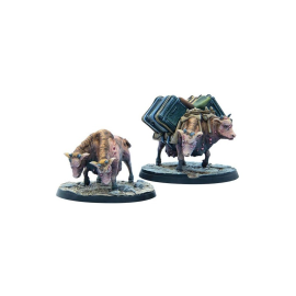 Fallout Wasteland Warfare - Creatures: Brahmin Herd