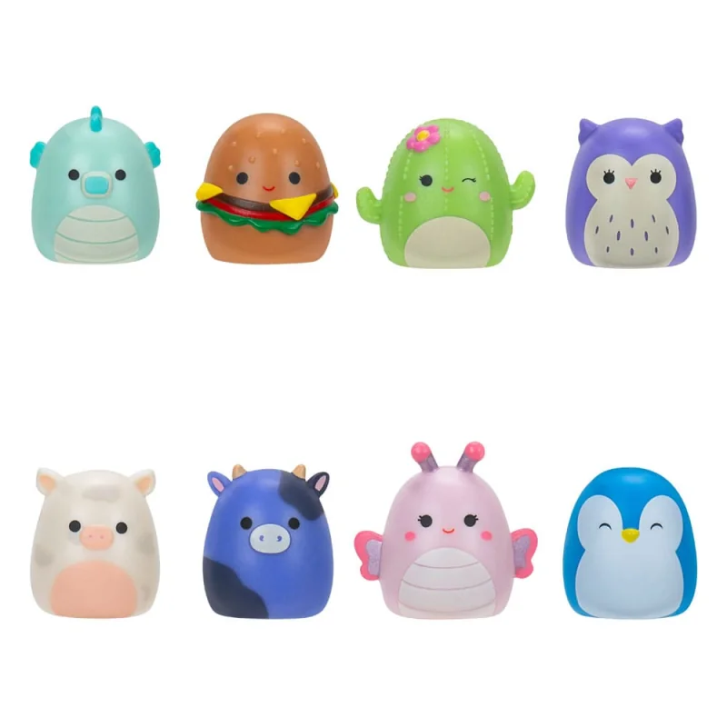 Squishmallow Long Squish pack 8 mini figures Style 1 3 cm