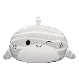 Squishmallows plush toy Gray Striped Whale Shark Sachie 30 cm