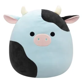 Squishmallows plush toy Blue and Black Cow Cillian 50 cm