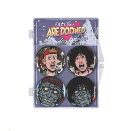 Bill and Ted are doomed: pack of 4 magnets