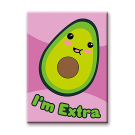 Kawaii Food: Avocado Dish Magnet