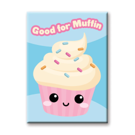 Kawaii Food: Cupcake Flat Magnet