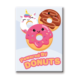 Kawaii Food: Donut Shaped Flat Magnet