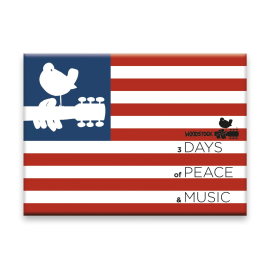 Woodstock: Flat flag magnet