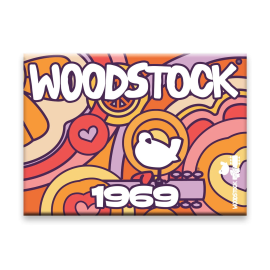 Woodstock: Flat magnet in the shape of shapes