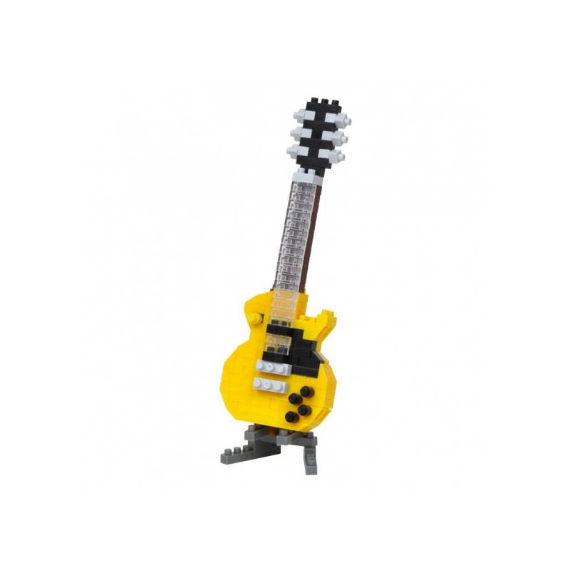 Yellow Nanoblock Electric Guitar