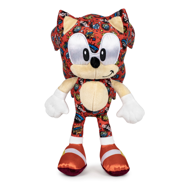 Sonic the Hedgehog: Sonic Pop Comic 30 cm Red Plush