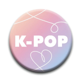 K-Pop: Round pin button