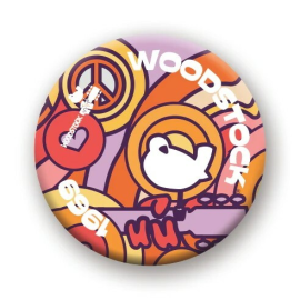 Woodstock: Shapes Pinback Button