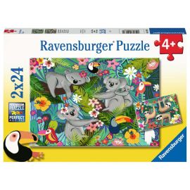 Puzzles 2x24 p - Koalas and sloths