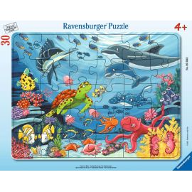 Frame puzzle 30-48 p - At the bottom of the sea