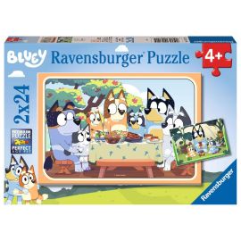 2x24 p puzzles - Let's go with Bluey!