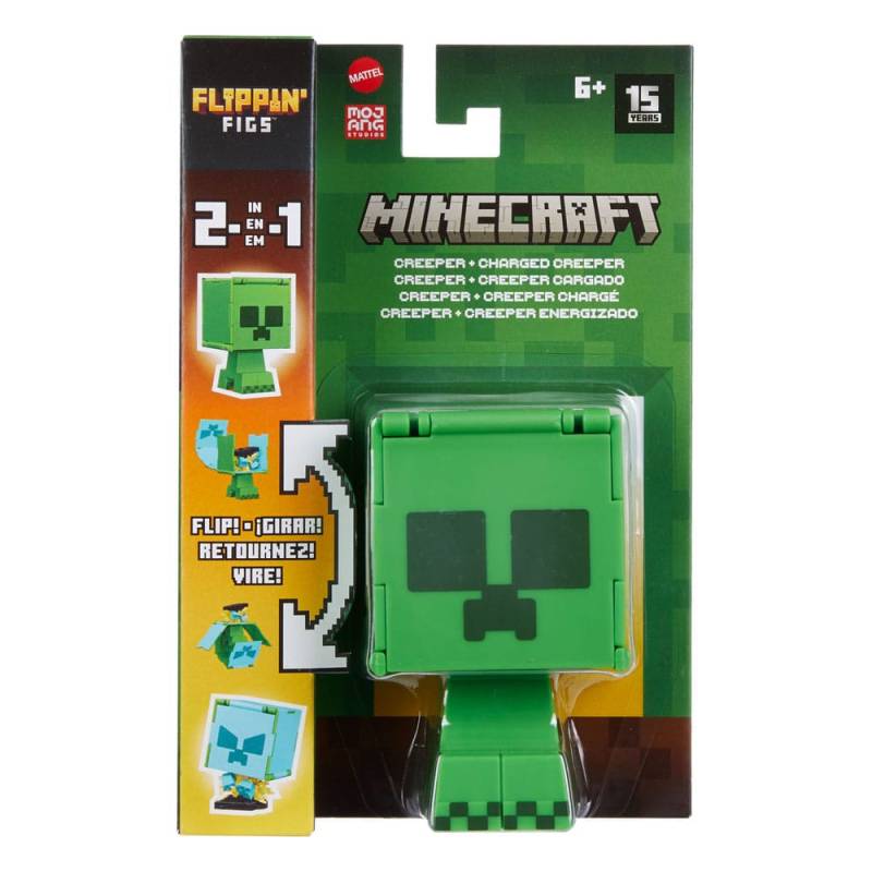 Minecraft action figure Flippin Creeper & Charged Creeper