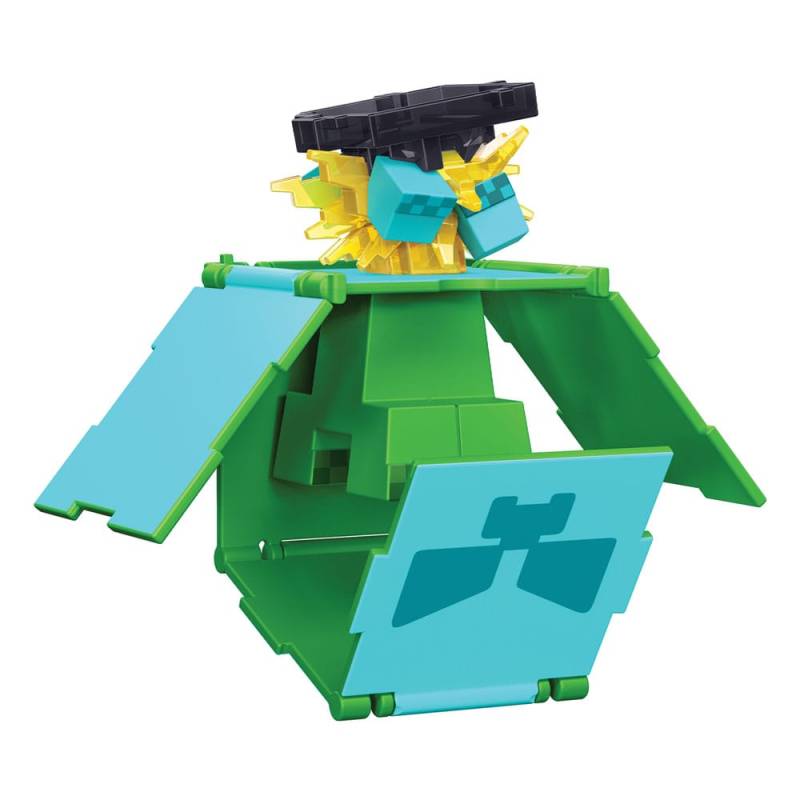 Minecraft action figure Flippin Creeper & Charged Creeper